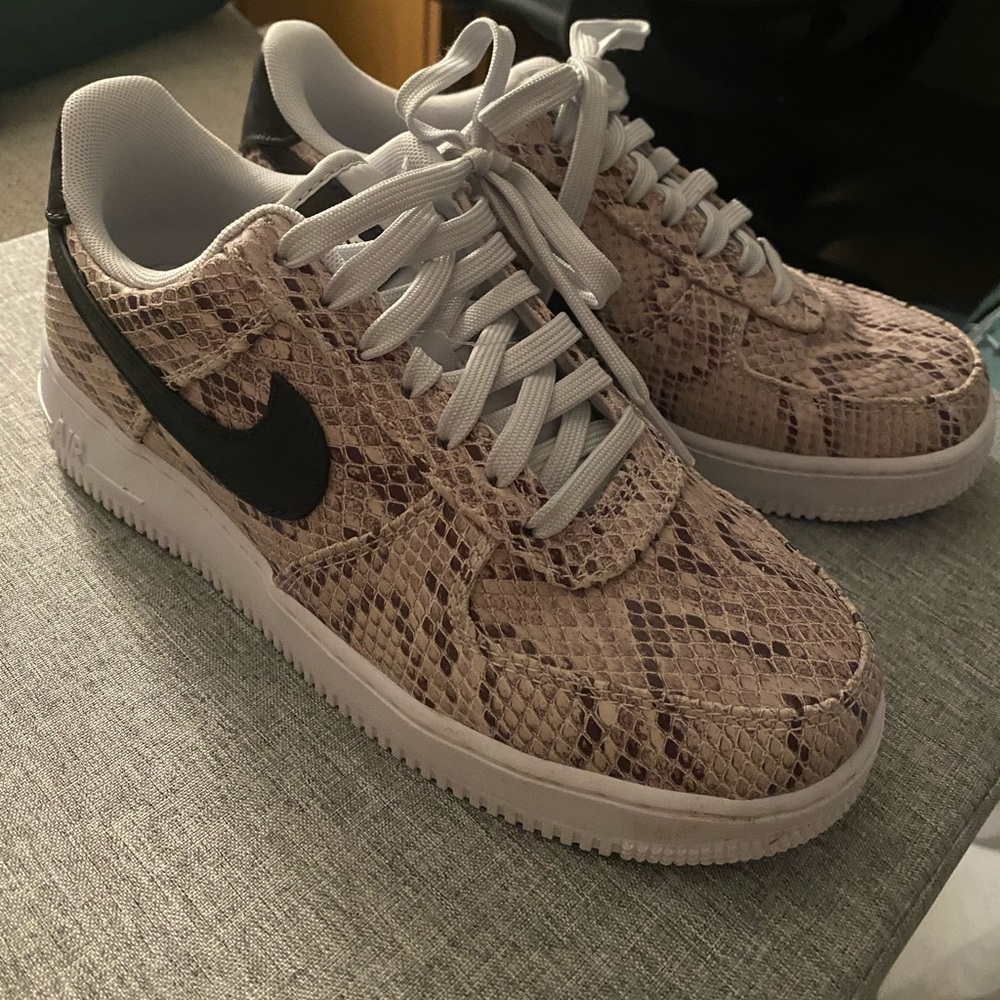 Nike Air Force 1 Snakeskin size 7 men, 9 women